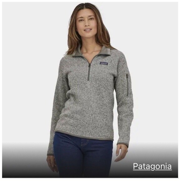 Patagonia Better Sweater 1/4 Zip Womens Small Pullover Fleece Branded Logo @j8 - Picture 1 of 9